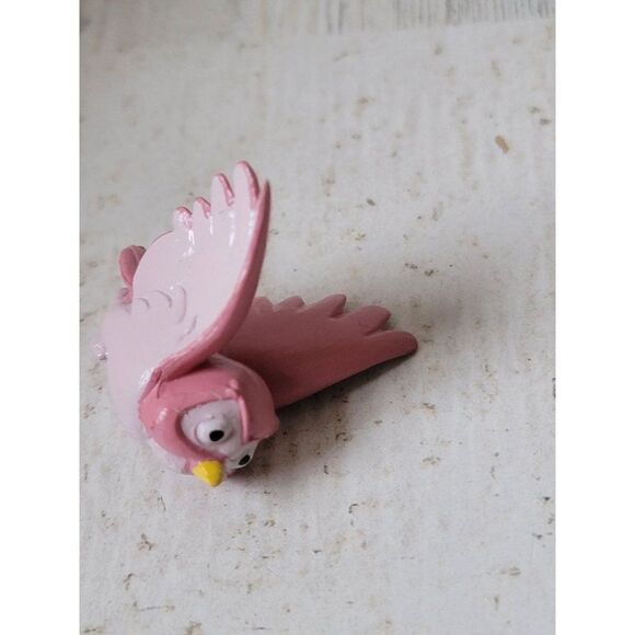 Miniature Disney pink owl Forest Friend toy figure - Picture 2 of 4